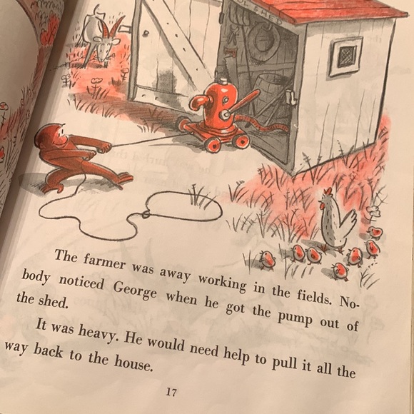 Curious George Gets a Medal vintage picture book 1957 H.A. Rey children’s story - Picture 7 of 7